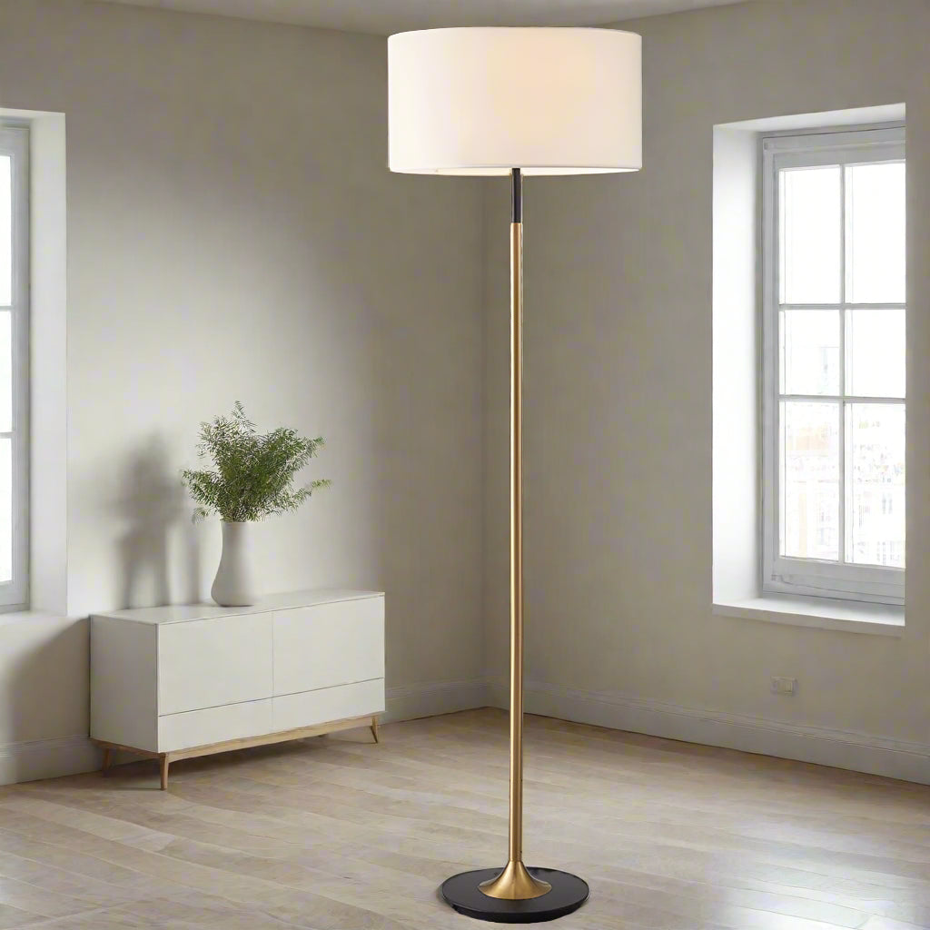 Plain Linen 64-in LED Floor Light